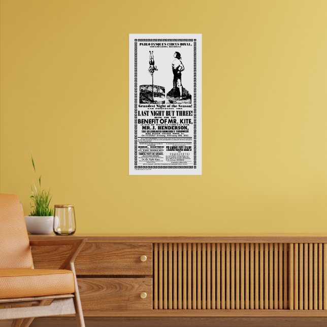 Mr Kite - Poster | Zazzle