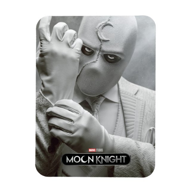 Mr. Knight Adjusting Glove Poster Art Magnet (Vertical)