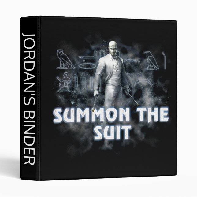 Mr. Knight - Summon The Suit 3 Ring Binder (Front/Spine)