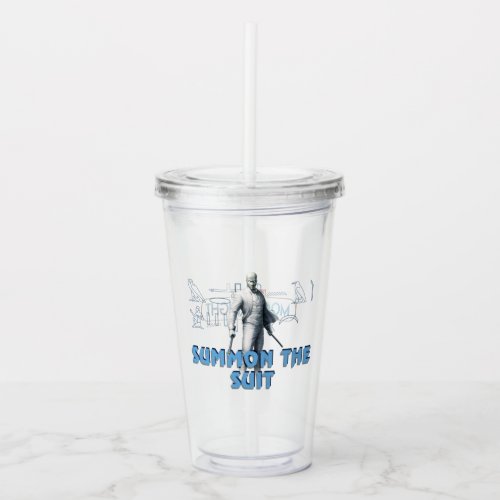 Mr Knight _ Summon The Suit Acrylic Tumbler