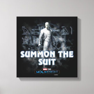 Mr. Knight - Summon The Suit Canvas Print
