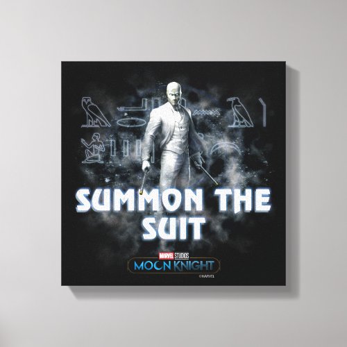 Mr Knight _ Summon The Suit Canvas Print