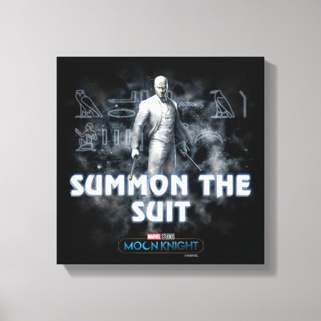 Mr. Knight - Summon The Suit Canvas Print (Front)