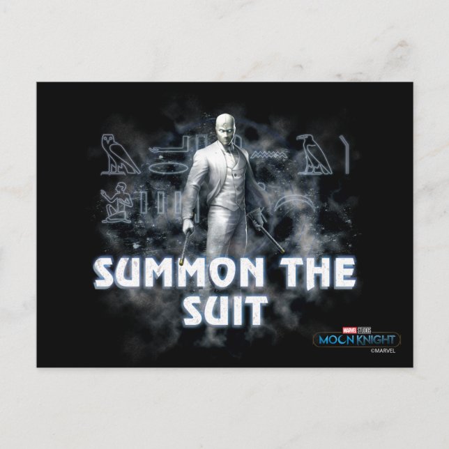Mr. Knight - Summon The Suit Postcard (Front)