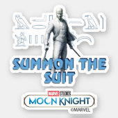 Mr. Knight - Summon The Suit Sticker (Front)