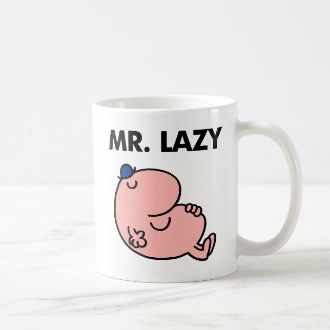 Mr. Lazy Snoozing Away Coffee Mug (Right)