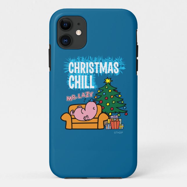 Mr. Lazy's Christmas Chill Case-Mate iPhone Case (Back)