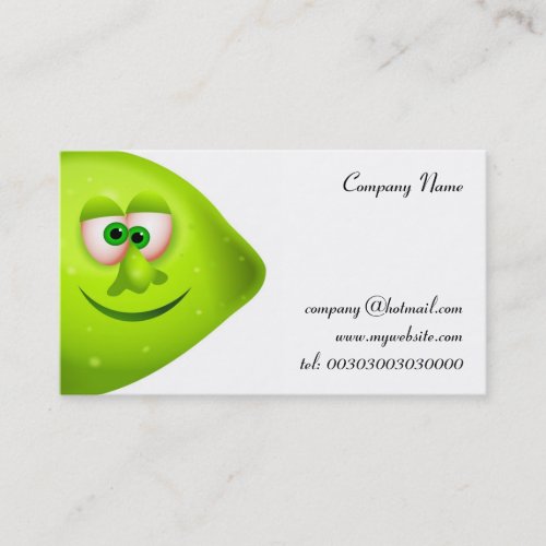 Mr Lime Business Card Template