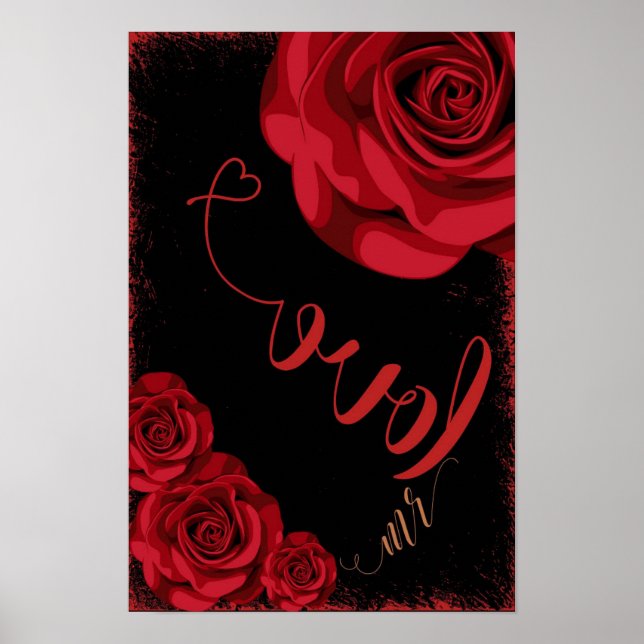 Mr Love, Boyfriend Gift, Thanksgiving gift,  Poster (Front)