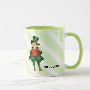 Mr. Lucky Custom Name St. Patrick's Day Gift Mug