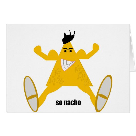 Mr Macho Nacho Cards (Front Horizontal)
