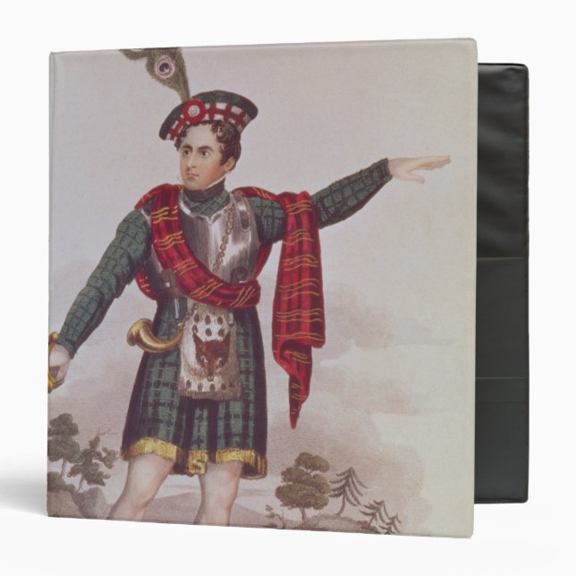 Mr. Macready in the role of Rob Roy Macgregor 3 Ring Binder (Front/Inside)