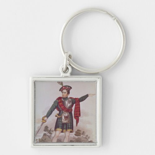 Mr Macready in the role of Rob Roy Macgregor Keychain