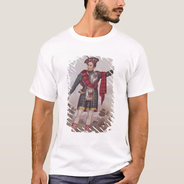 Mr. Macready in the role of Rob Roy Macgregor T-Shirt (Front)