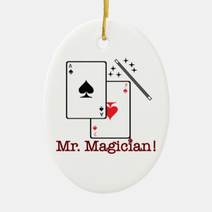 Mr. Magician! Ceramic Ornament