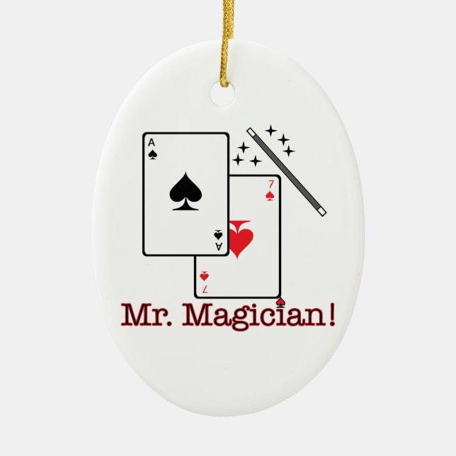 Mr. Magician! Ceramic Ornament (Front)