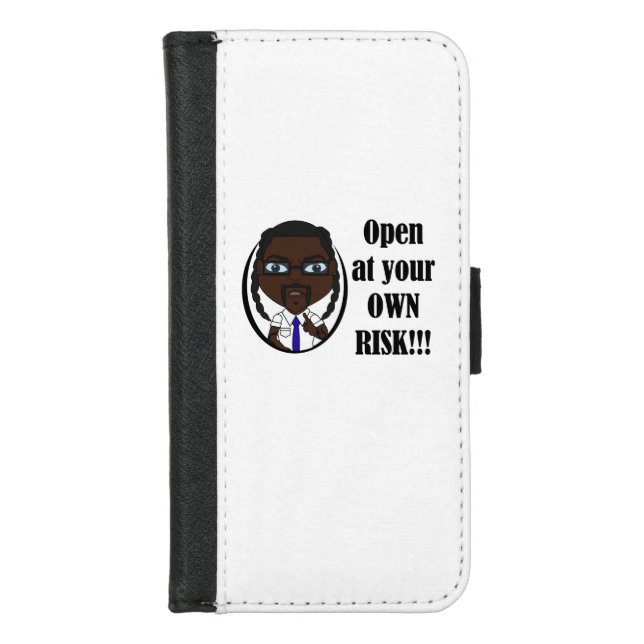 Mr. Markuss's Polite Reminder Wallet Case (Front)