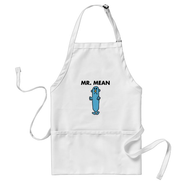Mr. Mean | Classic Pose Adult Apron (Front)