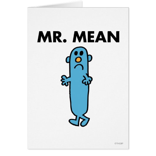 Mr. Mean | Classic Pose Cards (Front)