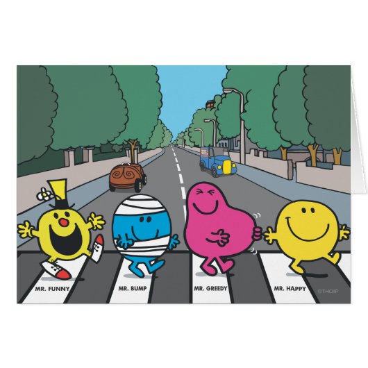 Mr. Men Abbey Road Walkers Cards (Front Horizontal)