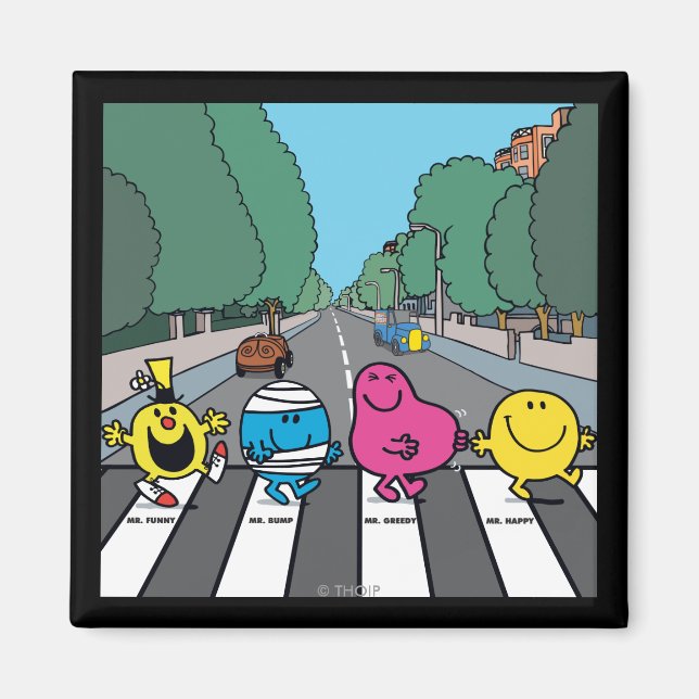 Mr. Men Abbey Road Walkers Magnet (Front)