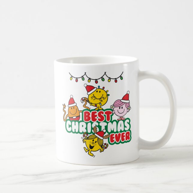 Mr Men Little Miss Best Christmas Ever Coffee Mug (Right)