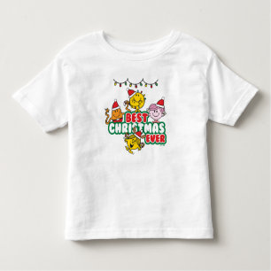 Mr Men Little Miss Best Christmas Ever Toddler T-shirt