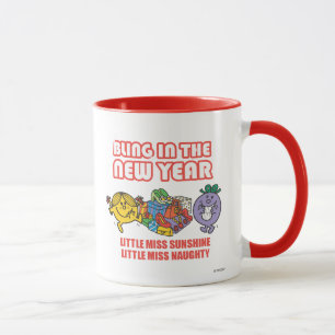 Mr. Men Little Miss Bling in the New Year Mug