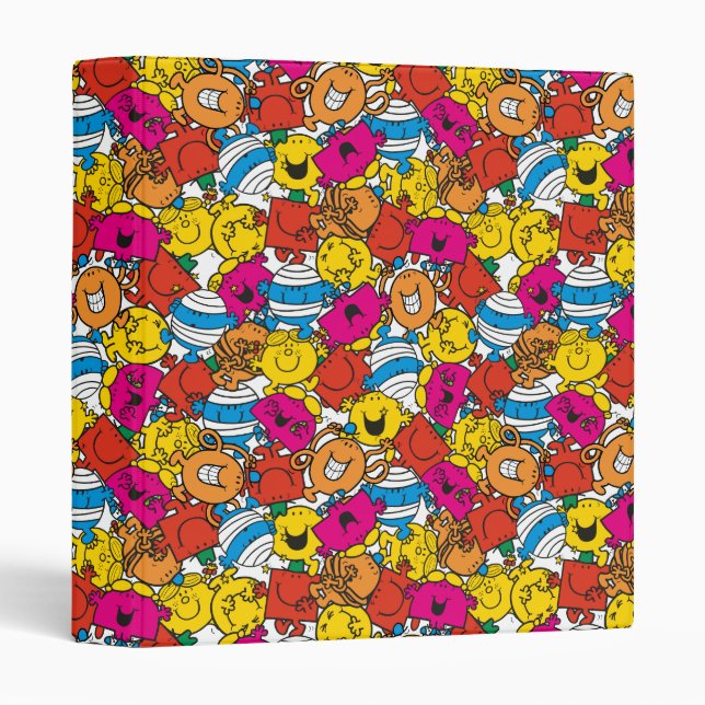 Mr Men & Little Miss | Bright Smiling Faces Binder (Front/Spine)