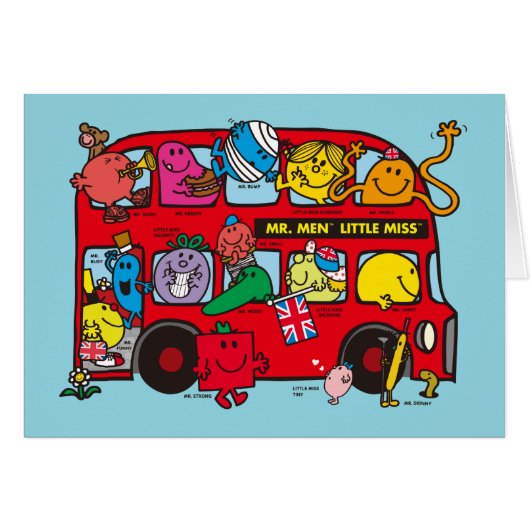 Mr. Men & Little Miss Bus (Front Horizontal)