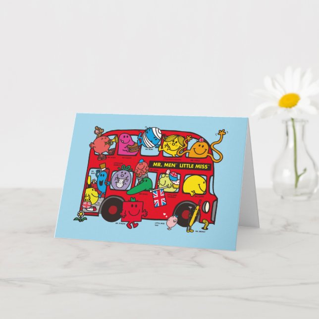 Mr Men & Little Miss Bus Card (Small Plant)