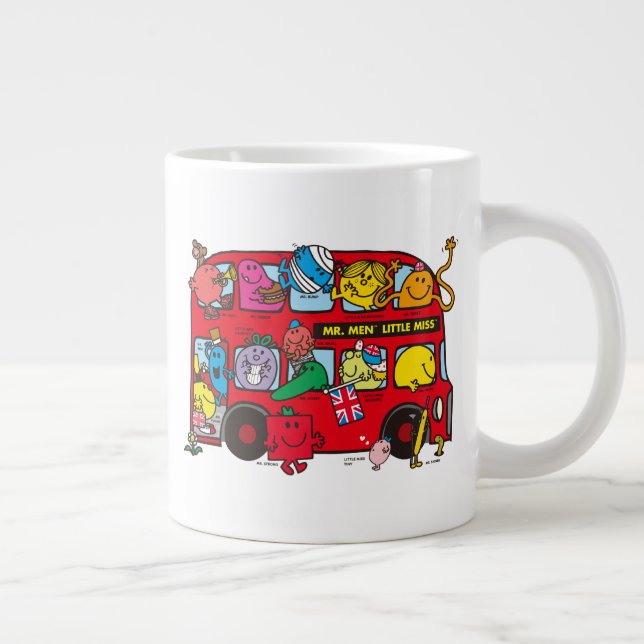 Mr. Men & Little Miss Bus Giant Coffee Mug (Right)