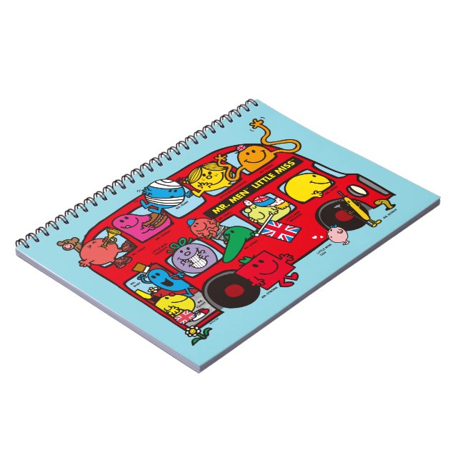 Mr. Men & Little Miss Bus Notebook (Left Side)