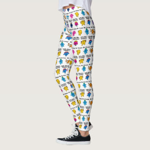 Mr Men & Little Miss Character Names Leggings