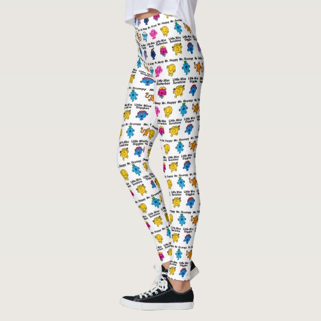 Mr Men & Little Miss | Character Names Leggings (Left)