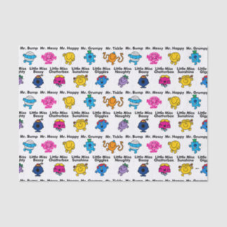 Mr Men & Little Miss | Character Names Tissue Paper