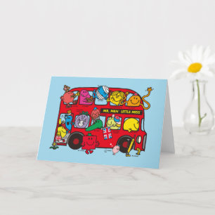 Mr. Men & Little Miss Crowded Bus Card