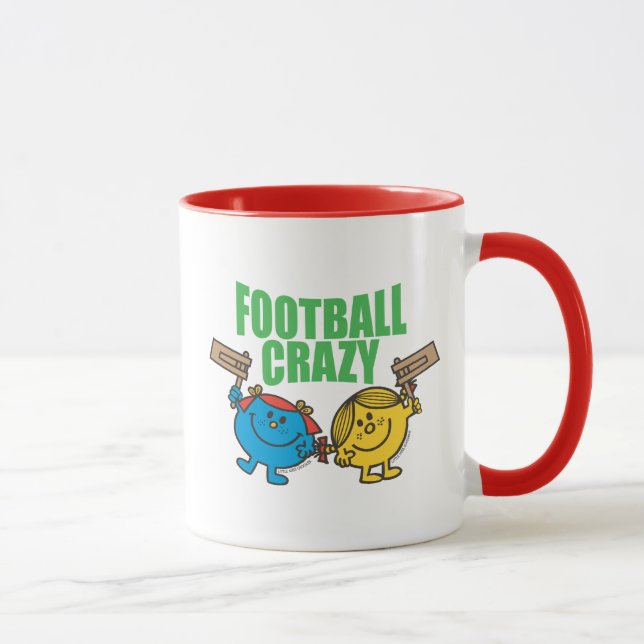 Mr. Men Little Miss Football Crazy Mug (Right)