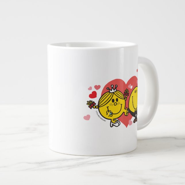 Mr. Men Little Miss Happy Sunshine Wedding Giant Coffee Mug (Front Right)