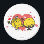 Mr. Men Little Miss Happy Sunshine Wedding Magnet<br><div class="desc">Celebrate your special day with this cheerful and radiant "Happy Sunshine" wedding design. Featuring a bright and vibrant sun illustration with a whimsical font,  this design is perfect for adding a touch of joy and happiness to your wedding stationery,  decorations,  and favors.</div>