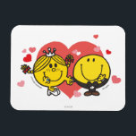 Mr. Men Little Miss Happy Sunshine Wedding Magnet<br><div class="desc">Celebrate your special day with this cheerful and radiant "Happy Sunshine" wedding design. Featuring a bright and vibrant sun illustration with a whimsical font,  this design is perfect for adding a touch of joy and happiness to your wedding stationery,  decorations,  and favors.</div>