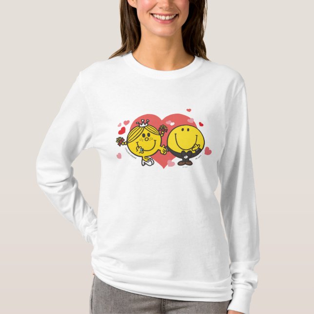 Mr. Men Little Miss Happy Sunshine Wedding T-Shirt (Front)