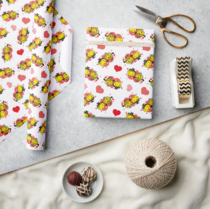 Mr. Men Little Miss Happy Sunshine Wedding Wrapping Paper