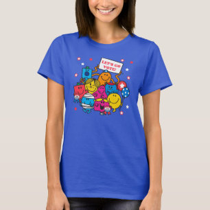 Mr. Men Little Miss Let's Go Vote! T-Shirt