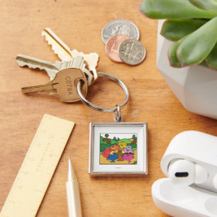 Mr. Men & Little Miss Mother's Day Keychain