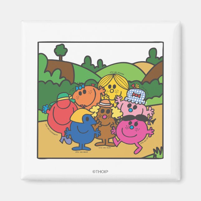 Mr. Men & Little Miss Mother's Day Magnet (Front)