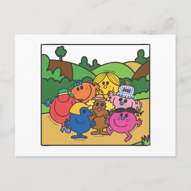Mr. Men & Little Miss Mother's Day Postcard (Front)