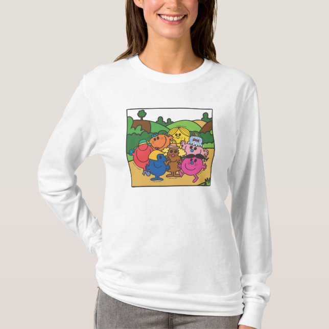 Mr. Men & Little Miss Mother's Day T-Shirt (Front)