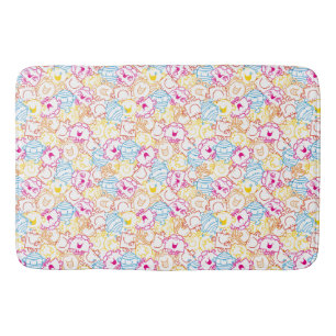 Mr Men & Little Miss Neon Colors Pattern Bath Mat