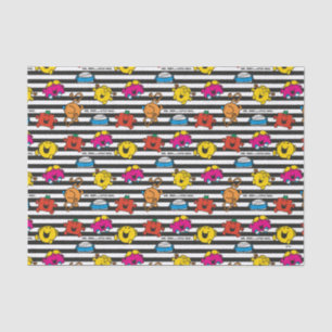 Mr Men & Little Miss Stripes Pattern Tissue Paper